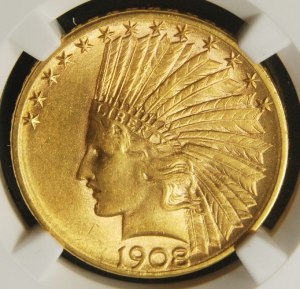 🔥 Most Collectible Commemorative Coin 🪙 – 1908-1916 Indian Head Eagle Young Gold Coin
