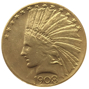 🔥 Most Collectible Commemorative Coin 🪙 – 1908-1916 Indian Head Eagle Young Gold Coin