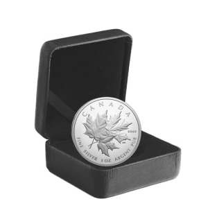 👑👑Queen’s Anniversary🍁2021-2024-Royal Canadian Mint Queen’s Maple Leaf Silver Dollar