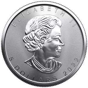 👑👑Queen’s Anniversary🍁2021-2024-Royal Canadian Mint Queen’s Maple Leaf Silver Dollar