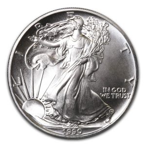 1990 American Silver Eagle
