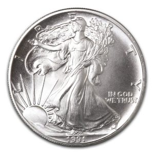 1991 American Silver Eagle