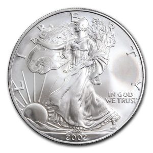 2002 American Silver Eagle