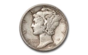 1916-1945 10 Cent Mercury Silver