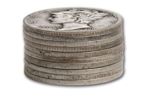 1916-1945 10 Cent Mercury Silver