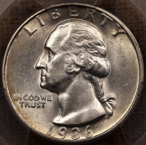 1932~1941 Washington Silver Quarter Proof 10-pc Se