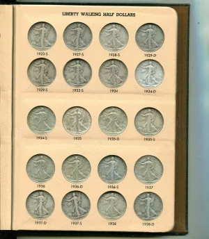 🔥【Complete Set】1916-1947 Walking Liberty Half Dollar Set – 20PC💰 Free Shipping & Quality Assurance
