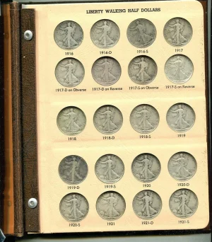 🔥【Complete Set】1916-1947 Walking Liberty Half Dollar Set – 20PC💰 Free Shipping & Quality Assurance